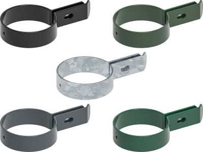 Long lip bracket | End post Ø 89 mm